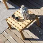 Outdoor Square Coffee Table in Teak Wood Made in Italy - Liberato Viadurini