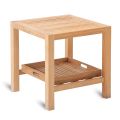 Outdoor Square Coffee Table in Teak Made in Italy - Sleepy