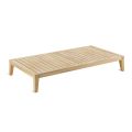 Rectangular Outdoor Coffee Table in Teak Wood Made in Italy - Oracle