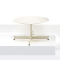 Round Outdoor Coffee Table with Steel Base Made in Italy - Armony