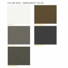 Round Coffee Table with Hpl Top Made in Italy - Mina Viadurini