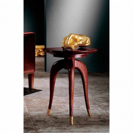 Classic design round coffee table, diameter 40 cm, Clay Viadurini
