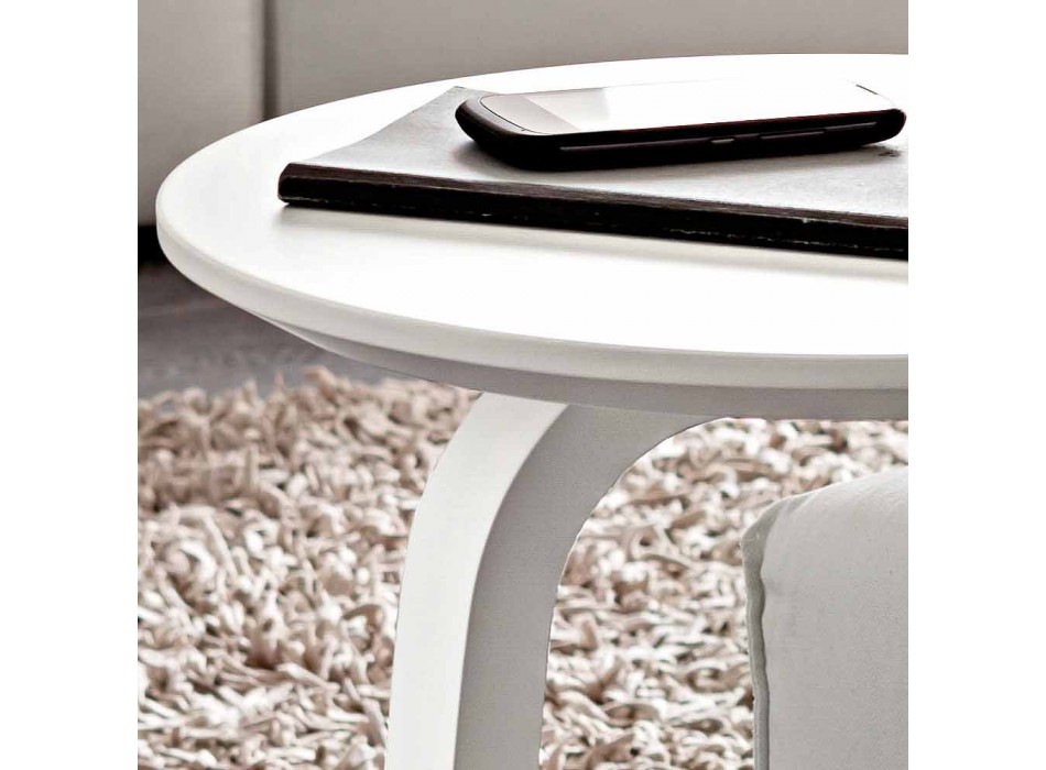 Coffee Table in Fenix with Solid Wood Structure Made in Italy - Tobiko Viadurini