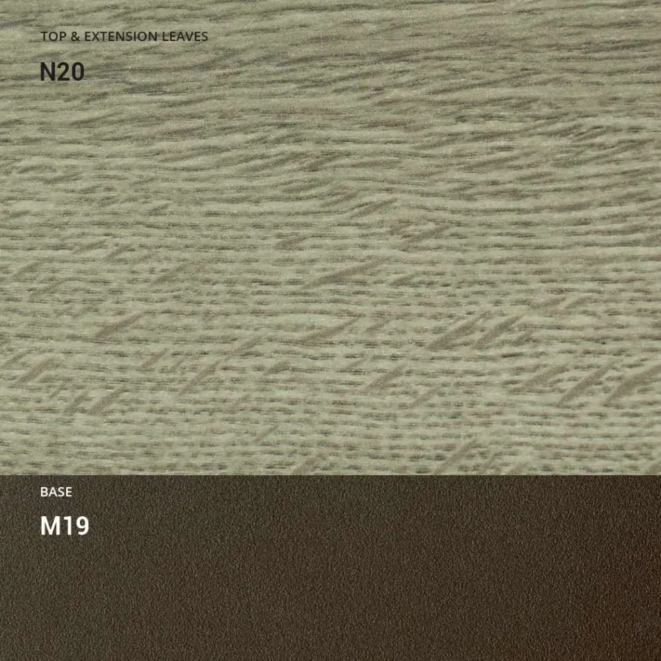 Transformable Coffee Table in Metal and Wood Made in Italy - Veneris Viadurini