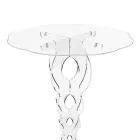 Round Coffee Table in Transparent Plexiglass 2 Dimensions - Phosphorus Viadurini