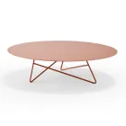 Round Metal Garden Coffee Table in Various Colors and 3 Sizes - Magali Viadurini
