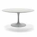 Round Living room Coffee Table in Carrara Marble or Marquinia Made in Italy – Dollars