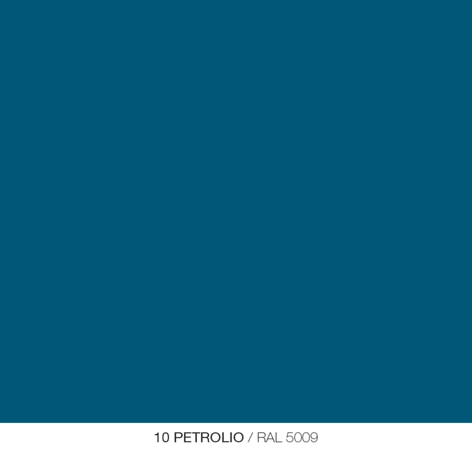 Round Living Room Coffee Table in Luxury Marble Effect Metal and Glass - Magali Viadurini