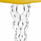 Yellow round coffee table diameter 36cm modern design Janis, made in Italy Viadurini