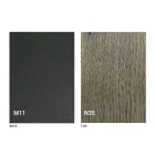 Transformable Coffee Table with Wooden Top and Metal Base Made in Italy - Peach Viadurini