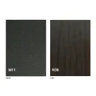 Transformable Coffee Table with Wooden Top and Metal Base Made in Italy - Peach Viadurini