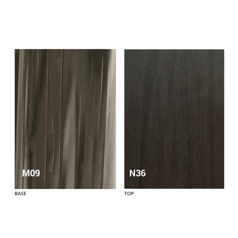 Transforming Coffee Table in Wood and Black Metal Made in Italy - Niverio Viadurini