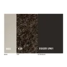 Transformable Coffee Table in Metal and Ceramic Design Made in Italy - Saturn Viadurini