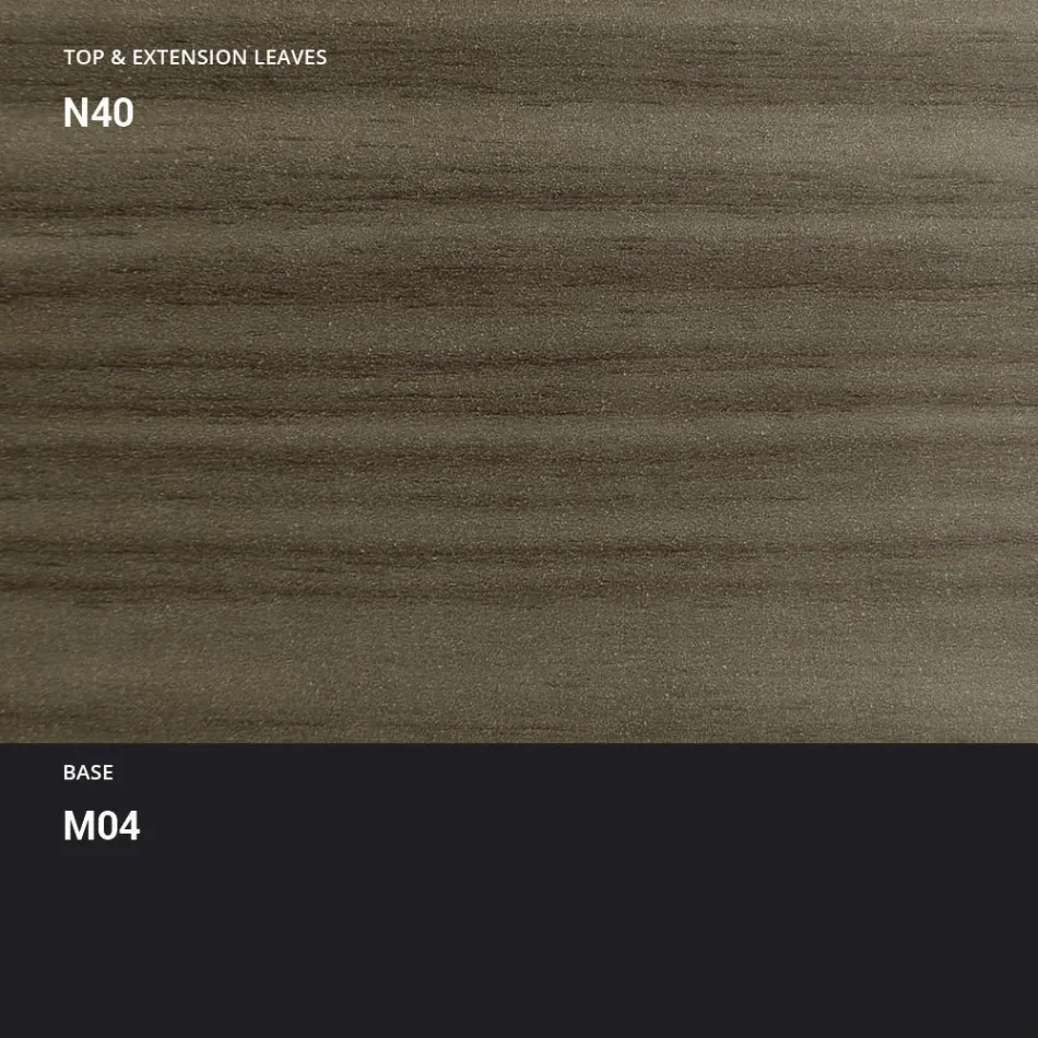 Transformable Coffee Table in Metal and Wood Table Made in Italy - Polaris Viadurini