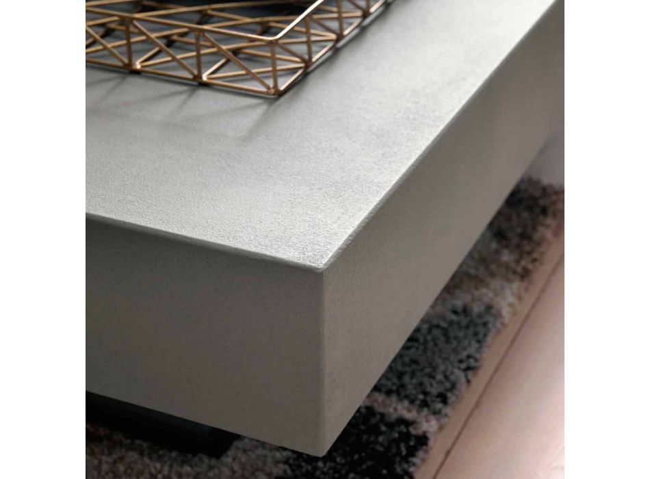 Modern Transformable Coffee Table with Malta Effect Top Made in Italy - Patroclus Viadurini