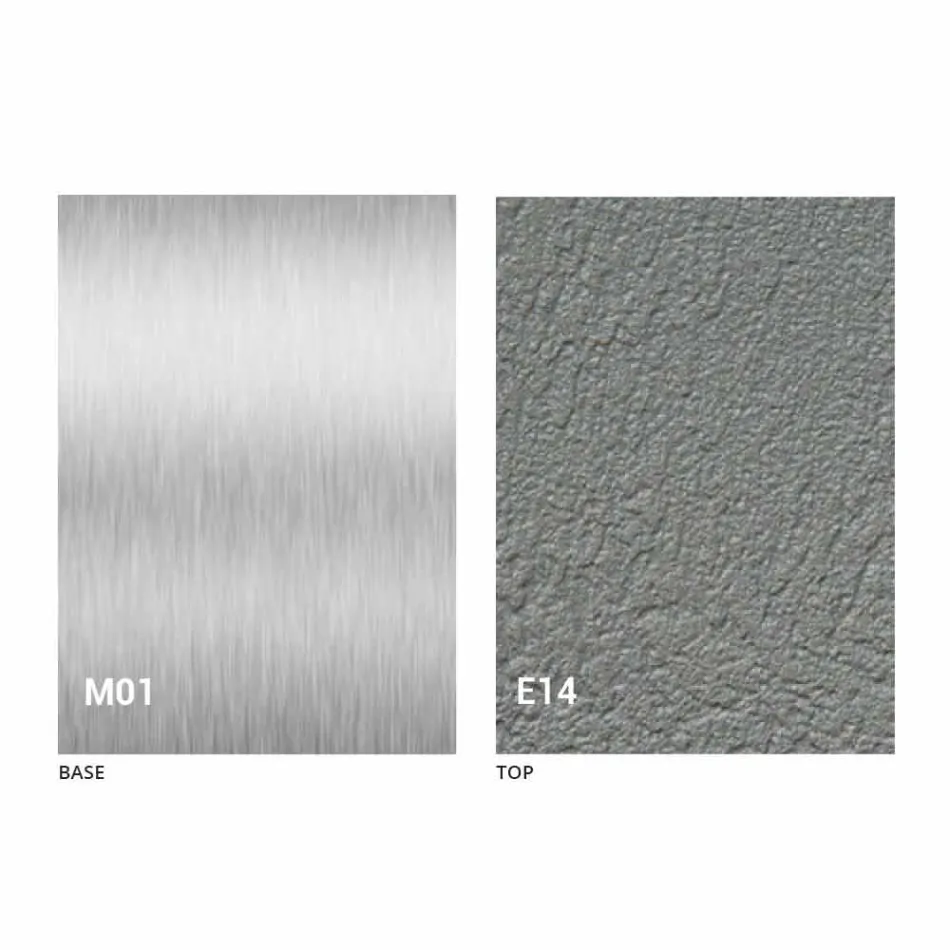 Modern Transformable Coffee Table with Mortar Effect Top Made in Italy - Salomon Viadurini