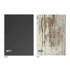 Modern Transformable Coffee Table in Graphite Metal and Wood Top - Sistocle Viadurini