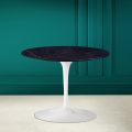 Tulip Eero Saarinen H 41 Coffee Table in Ceramic Noir Laurent Made in Italy - Scarlet