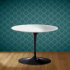 Eero Saarinen Tulip Coffee Table H 41 in Salina Ceramic Made in Italy - Scarlet Viadurini