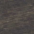 Tulip Coffee Table Eero Saarinen H 41 Oval in Noir Desire Ceramic Made in Italy - Scarlet Viadurini