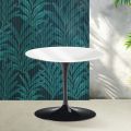 Saarinen Tulip Coffee Table H 39 cm in Glossy White Florim Ceramic - Scarlet