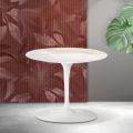 Saarinen Tulip Coffee Table H 39 cm in Florim Calacatta Gold Matt Ceramic - Scarlet