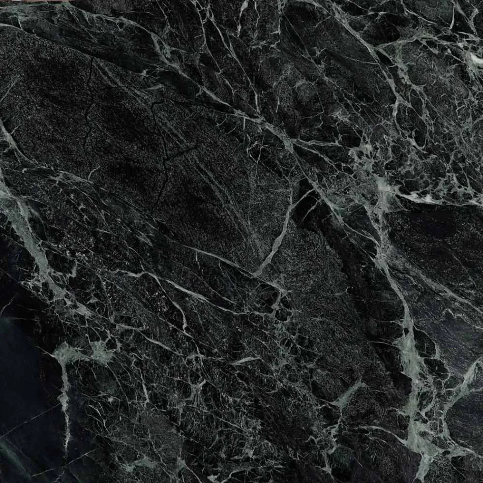 Tulip Saarinen Coffee Table H 41 with Verde Alpi Marble Top Made in Italy Viadurini