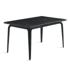 Extendable Table 160/240x90 cm in Sintered Stone with a Marble Effect - Samus Viadurini