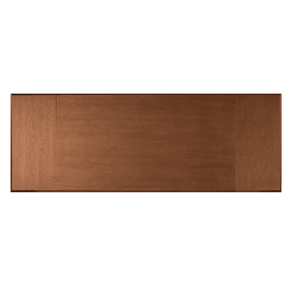 Extendable Table 160/240x90 cm Made of Walnut and Iron - Nodo Viadurini