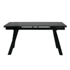 Extendable Table 160/240x90 cm Made of Glass Ceramic - Master Viadurini