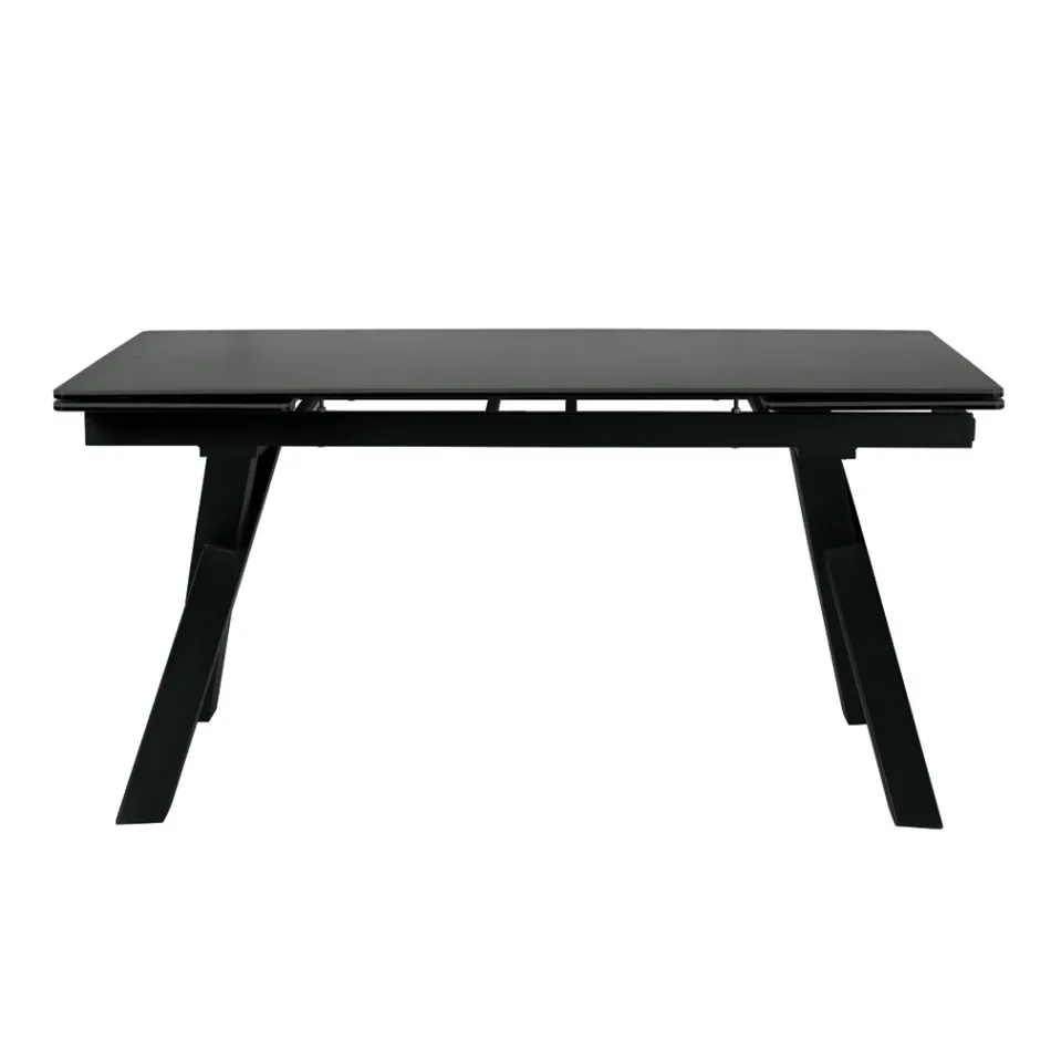 Extendable Table 160/240x90 cm Made of Glass Ceramic - Master Viadurini