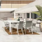 Extendable Table to 149 cm in Powder Coated Aluminum - Need Viadurini