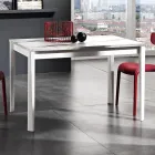 Extendable table to 180 cm in Beech and Melamine Made in Italy - Otiello Viadurini