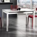 Extendable table to 180 cm in Beech and Melamine Made in Italy - Otiello