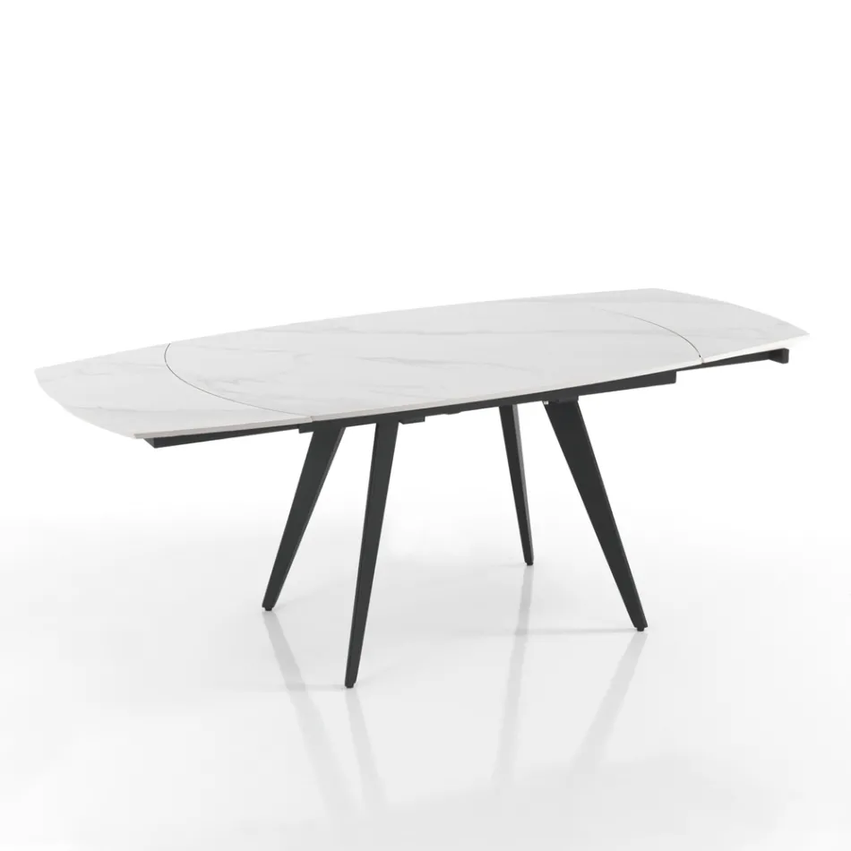 Extendable Table to 200 cm with Swivel Opening - Butego Viadurini
