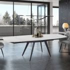 Extendable Table to 200 cm with Swivel Opening - Butego Viadurini