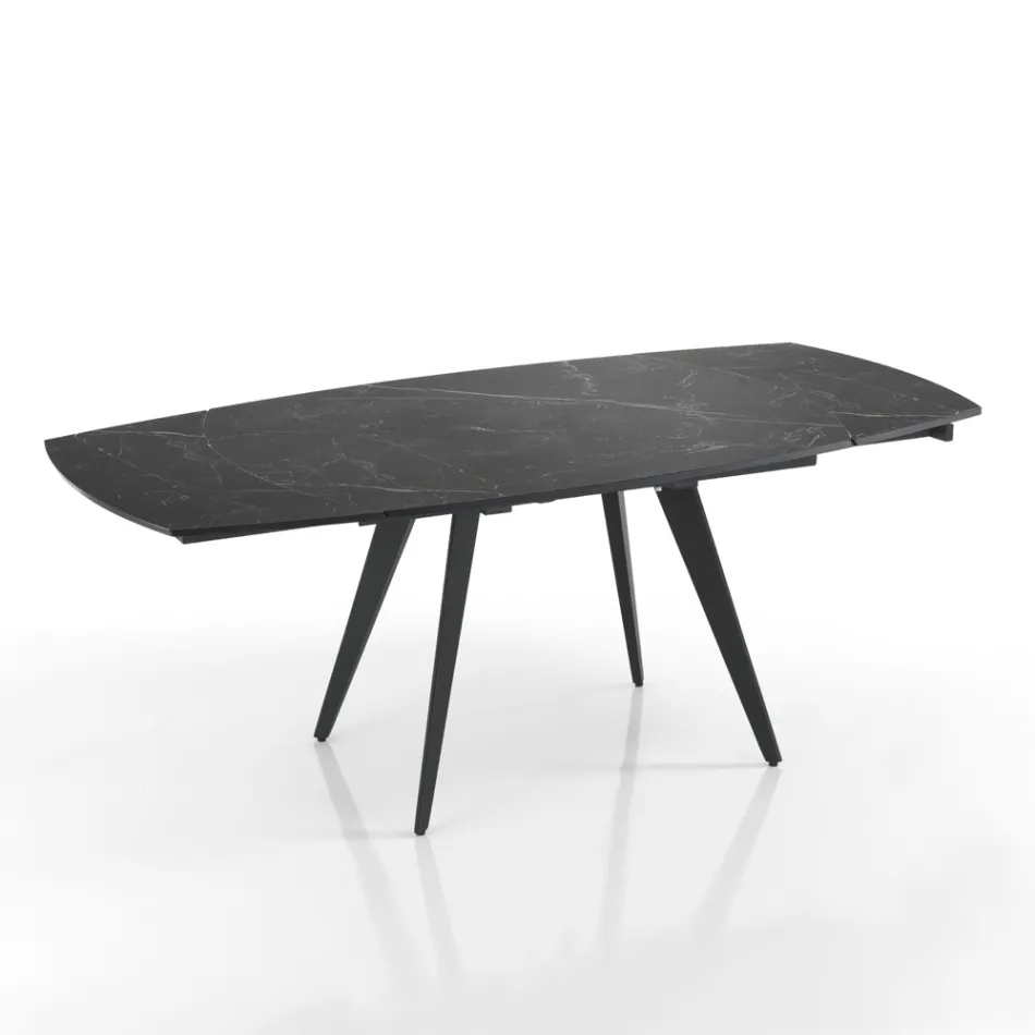 Extendable Table to 200 cm with Swivel Opening - Butego Viadurini