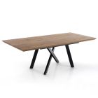 Extendable table to 200 cm in MDF covered with melamine - Lutezio Viadurini