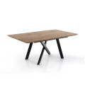 Extendable table to 200 cm in MDF covered with melamine - Lutezio