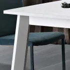 Extendable table to 220 cm in Beech and Melamine Made in Italy - Toles Viadurini