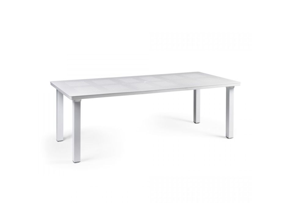 Extendable table to 220 cm in Polypropylene and Aluminum - Pillow Viadurini