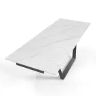 Extendable Table to 240 cm in Gray Steel - Bonito Viadurini