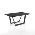 Extendable Table to 240 cm in Gray Steel - Bonito