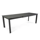 Extendable Table 240 cm in Aluminum with Different Finishes - Notebook Viadurini