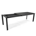 Extendable Table 240 cm in Aluminum with Different Finishes - Notebook Viadurini