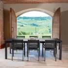 Extendable Table 240 cm in Aluminum with Different Finishes - Notebook Viadurini