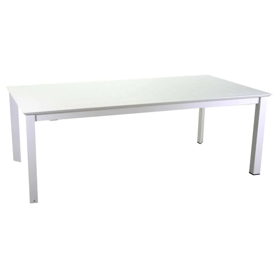 Extendable Table 240 cm in Aluminum with Different Finishes - Notebook Viadurini