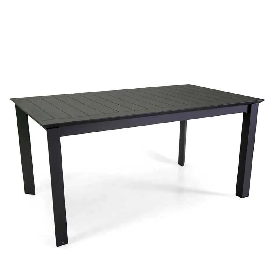 Extendable Table 240 cm in Aluminum with Different Finishes - Notebook Viadurini