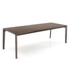Extendable table to 240 cm in wood with top in MDF - Ruthenium Viadurini