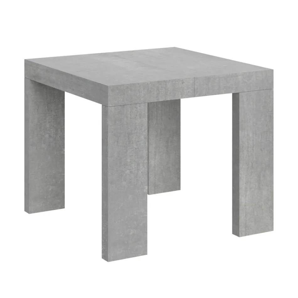 Extendable Table to 246 cm in Made in Italy Wooden Microparticles - Tree Viadurini